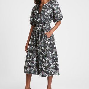Banana Republic Poplin Midi Dress